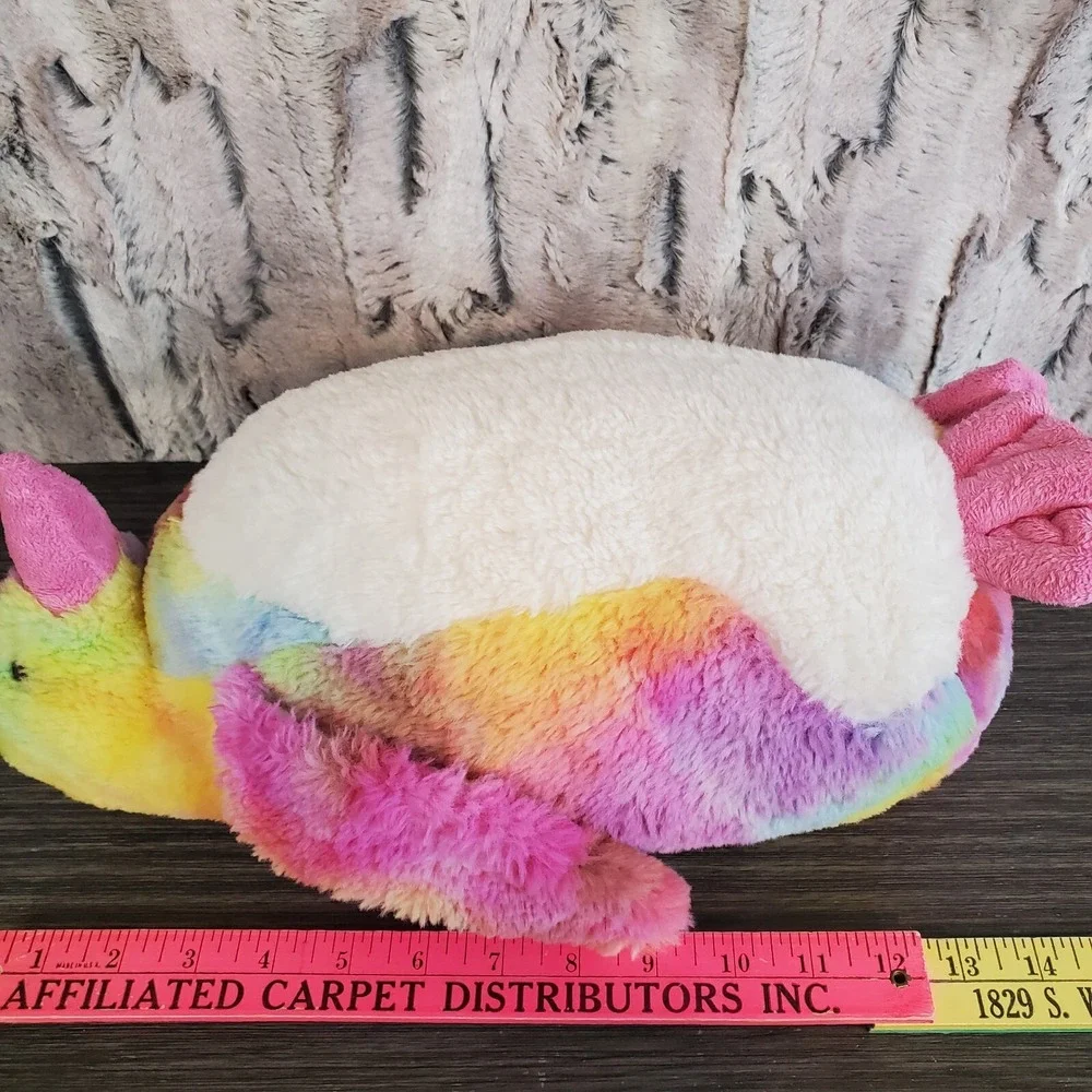 Sea World Rainbow Colored Penguin Plush 14